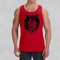 Wolfpac Wolf Red Tank Top
