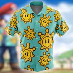 Shine Sprite Mario Sunshine Hawaiian Shirt